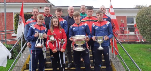 All-Ireland minor cup visit to Shanbally school