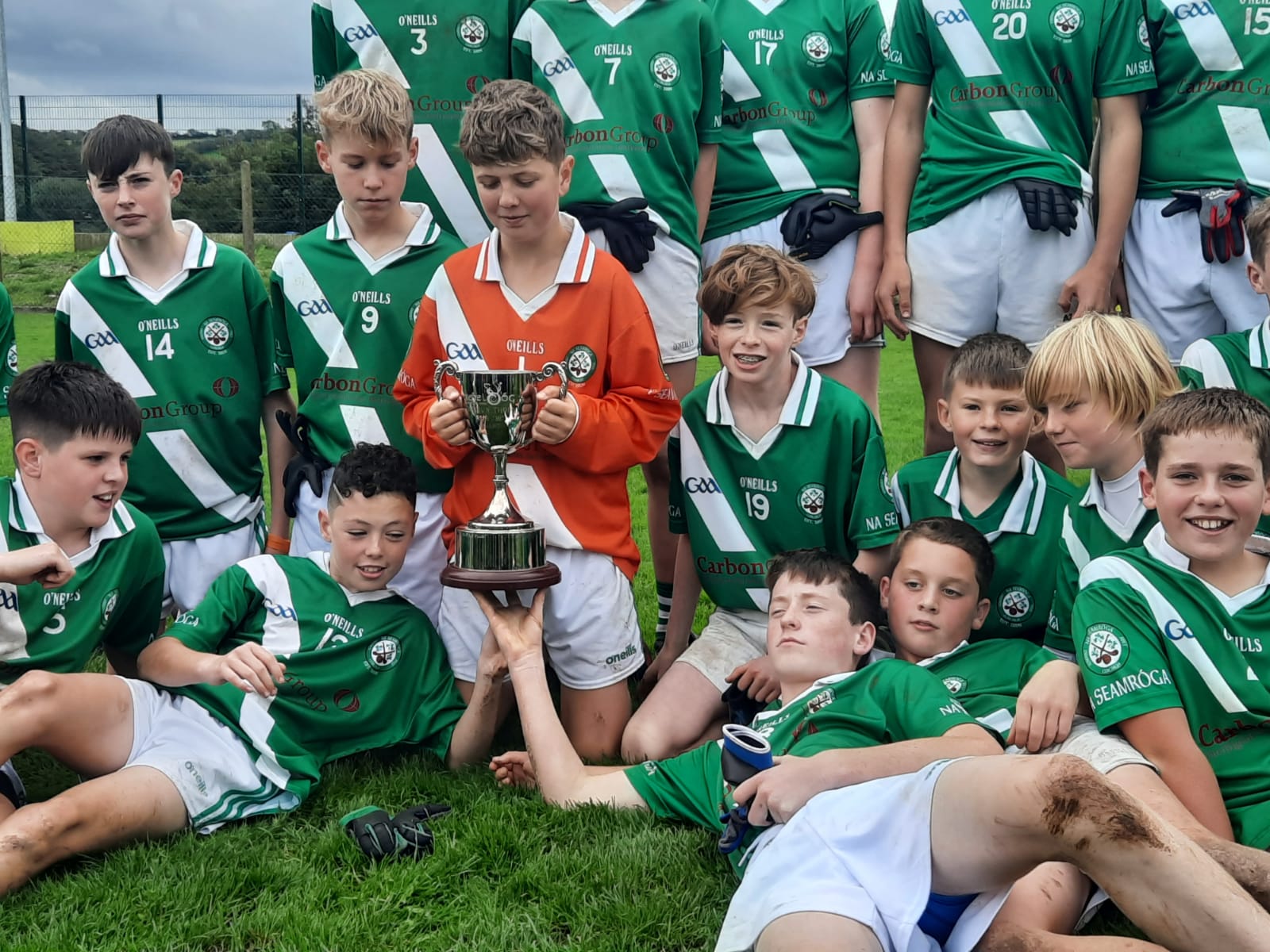 The victorious U13 Football team after beating Lisgoold in the FL Final on Sat Oct 16th 2021