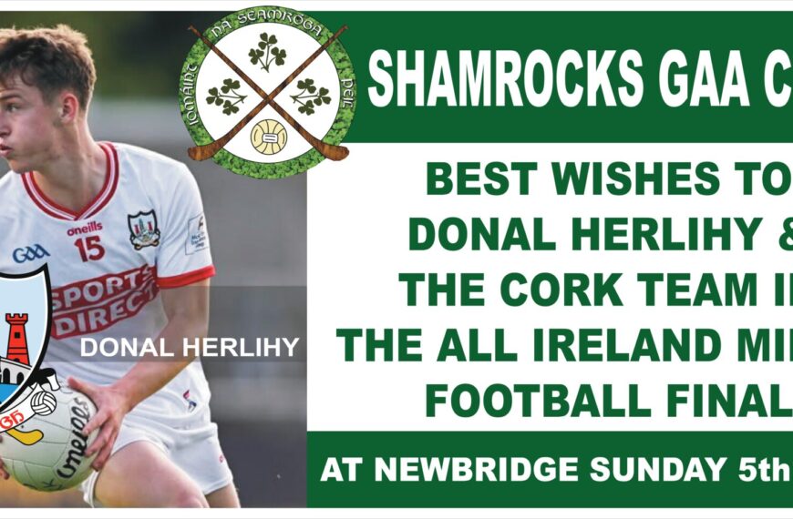 Wishing Cork the best of luck in the MFC Final!